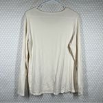 Peruvian Connection  Cream Pima Cotton Long Sleeve Top‎ Photo 5