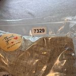 Chico's Minimalist Lagenlook Button Front Shirt Womens 1 M 8 Tan Linen Pockets Photo 15