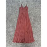 Lulus Lulu’s All About Love Rusty Rose Maxi Dress Prom Formal Long Gown Pink Women’s S Photo 4