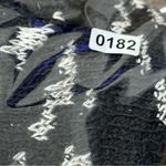 Free People  Women’s M Black White Sweater Knit Peplum Hem Sleeveless Tank Top Photo 7