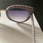 Betsey Johnson NWT--RED FRAME CAT EYE SUNGLASSES Gorgeous red frame cat eye sunglasses, red on outside, black and white on inside, brand new Photo 3