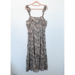 Paige Womens Gisela Dress XL Floral Print Ruffle Midi Boho Chic Coastal Cowgirl Photo 7