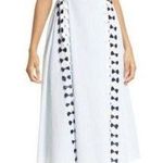 Tanya Taylor Pari Embroidered Menswear Stripe Dress(0) Photo 0