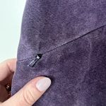 Columbia Vintage  Faux Suede Zip Up Snap Collar Zip Pocket Vest Sz Large Photo 4