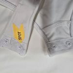 Free People  x Intimately FP Luna Square Neck Bodysuit in Optic White Photo 4