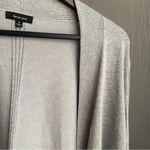 Verve Ami Women Gray Cardigan Open Front Long Sleeve Stretch Photo 4