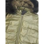 Men's Olive Green Jacket Robert Phillipe Jacket Removeable Fur Hood Size XL Photo 1