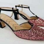Gucci  WOMEN'S PETITE GG SLINGBACK GLITTER PATENT CHARLOTTE PUMPS SIZE EU 40 Photo 0