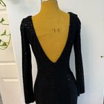 Jessica McClintock Elegant black Sequin Evening Women's Maxi Dress Photo 8