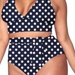 Boutique Plus Size High Waisted Tummy
Control Swimwear Swimsuit Full
Coverage 2X Photo 0