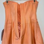 J.Crew Marlie Classic Faille Strapless Mini Dress Sweetheart Neckline Peach Photo 9
