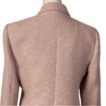 L'Agence L’Agence Blazer Boucle Tweed Peak Lapel One Button Petal Pink Women’s Size 8 Photo 6