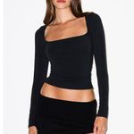 SKIMS Scoop Neck Long Sleeve T-Shirt S Photo 1