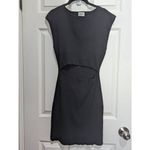 Aritzia  Wilfred Free cut out knit black mini dress Large Photo 1