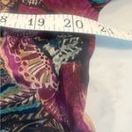 Soft Surroundings  Open Front Kimono Floral Sequin Beaded Jacket Topper PXS EUC Photo 6