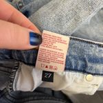 Revice Denim Jeans Women's Size 27 Acid Wash Uptown Rising Star Back Ripped Blue Photo 9