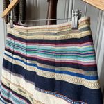 Anthropologie Chloe Oliver Hayley Striped Gored High Waisted Mini Skater Skirt Photo 5