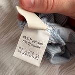 Amazon Light Blue Ribbed Cutout Dress Photo 3