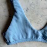 SheIn Light Blue Textured Bikini Set Size Small Photo 2