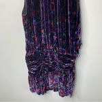 Ramy Brook  silk velvet velour floral Dolores halter mini dress size‎ 14 party Photo 4