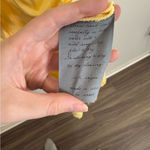 Raquel Allegra Slip Midi Dress Yellow Satin Size Small/4 Photo 5