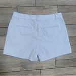 Loft Ann Taylor Blue and White Striped Shorts Photo 1