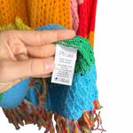 Pitusa Rainbow Crochet Long Sleeve Multicolored Stripes Sweater Photo 4