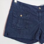 Converse  One Star Navy Low-Rise Shorts Size 4 Y2K Low-Rise Shorts Photo 2