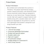 OTBT  Leather Theodora Sandals Silver Size Photo 8