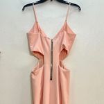 Maria Bianca Nero  Alex V-Neck Sheer Panel Gown Photo 6