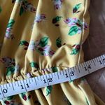 Alexia Admor Oaklee Flutter Sleeve Fit & Flare Yellow Ditzy Floral Dress Plus 1X Photo 9