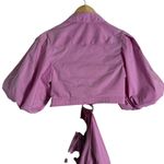 Jonathan Simkhai Aulora Pink Cut Out Short Sleeve A Photo 11