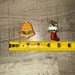 Vintage MYLU Christmas Bell Terracotta
Pin Brooch 1960s with Unbranded Stocking Photo 2