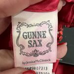 Gunne Sax Size 3 Dress Strapless Red Satin Sequin Cocktail Party Vintage 90s Photo 10