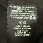 Alice + Olivia  Liliana Black Vegan Leather Faux Leather Paperbag Pants Size XS Photo 11