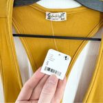 Free People NWT Intimately  Gold Backless Sleeveless Tank Top SMALL Photo 1