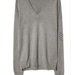 Zadig & Voltaire  Happy Army Studded Elbow V Neck Sweater Photo 0