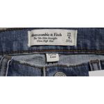 Abercrombie & Fitch  Curve Love '90s Slim Straight Ultra High Rise Jeans Sz 27 4S Photo 2