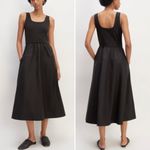 Everlane  The Form Riviera Black Fit & Flare Dress w Pockets - Sz L 🧡🎀 Photo 2