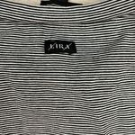 Lira Black & White Striped Sleeveless Ruched Side Dress Size Small Photo 7