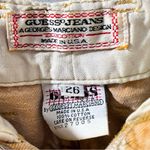 Guess Vintage High-Waisted Mustard Button Fly Jeans Size 26 Photo 4