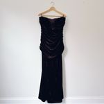 Bardot  Elvira Velvet Maxi Dress in Chocolate Photo 7