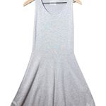Oliver Charles Summer Swing Dress in Light Grey Made in USA Knit Size S Gray Photo 0