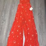 Free People Orange Jumpsuit Photo 0