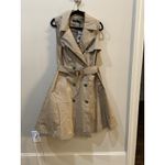 Ralph Lauren Lauren Women Double-Breasted Tan Belted Safari Dress Size 6 Trench Photo 3