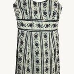carole little  Boho black & white dress Embroidery Size 8 Photo 0