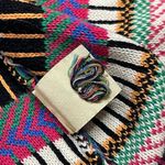 Anthropologie  Maeve Ashbury Knit Cardigan Womens XS Multicolor Stripe Open Front Photo 6