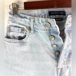 Aeropostale  4 Mom Jean Button Fly Sky Blue Denim Pants Photo 3