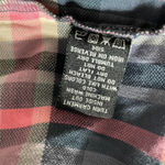 Tolani  Collection Small Top Blouse Embroidered Boho Plaid Photo 7