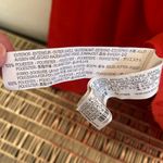 ZARA  Basic Red 3/4 Sleeve Faux Wrap Lined Mini Dress‎ Size Medium Photo 4